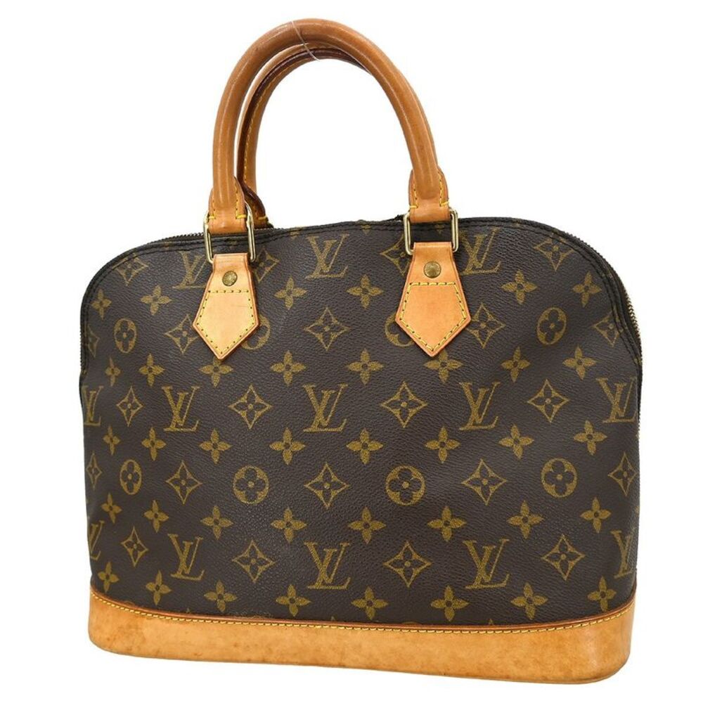Louis Vuitton Alma Handbag Monogram Canvas Brown Canvas Handbag - Picture 2 of 13